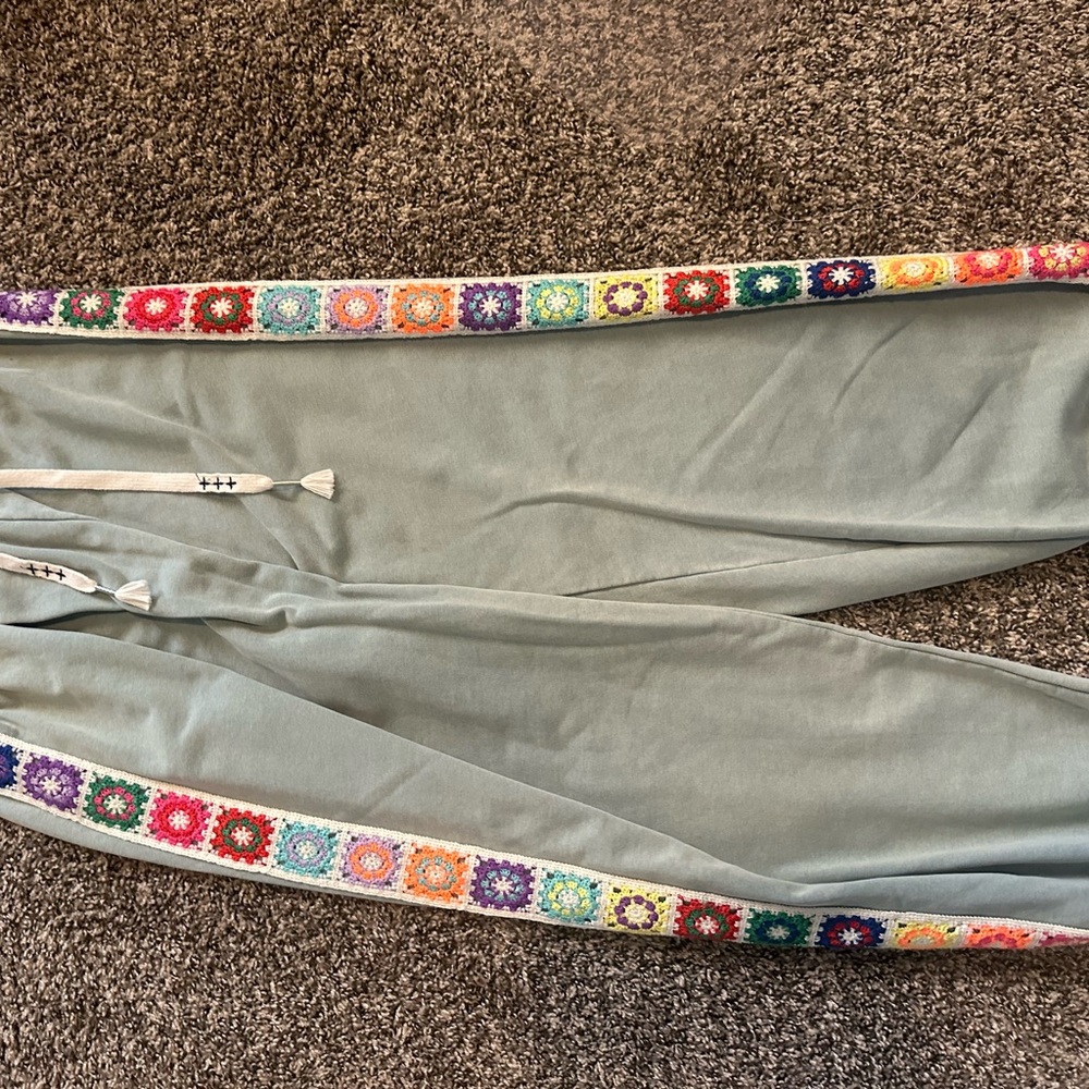 POL Gray Joggers with Colorful Trim
